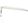 vidaXL Tenda da Sole Retrattile Crema 4,5x3 m in Tessuto e Alluminio