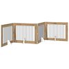 vidaXL Cancello per cani pieghevole con supporti 4 pcs 401 cm