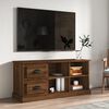 vidaXL Mobile TV Rovere Marrone 102x35,5x47,5 cm in Legno Multistrato