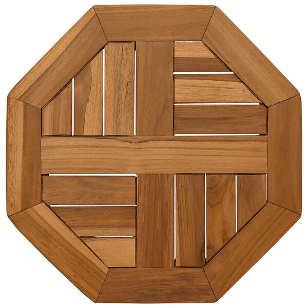 vidaXL Piano per Tavolo 40x40x2,5 cm Ottagonale Legno Massello Teak
