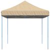 vidaXL Tenda Party Beige 279 x 410 x 315 cm Tessuto Oxford