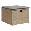 vidaXL Set Divano da Giardino 9 pcs Beige polyrattan