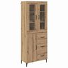 vidaXL Credenza Rovere artigianale 69,5 x 34 x 180 cm