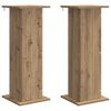 vidaXL Supporto per piante 2 pz Rovere Artigianale 30,5 x 30 x 80,5 cm