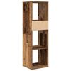 vidaXL Libreria Legno Antico 34x31x112 cm in Legno Multistrato