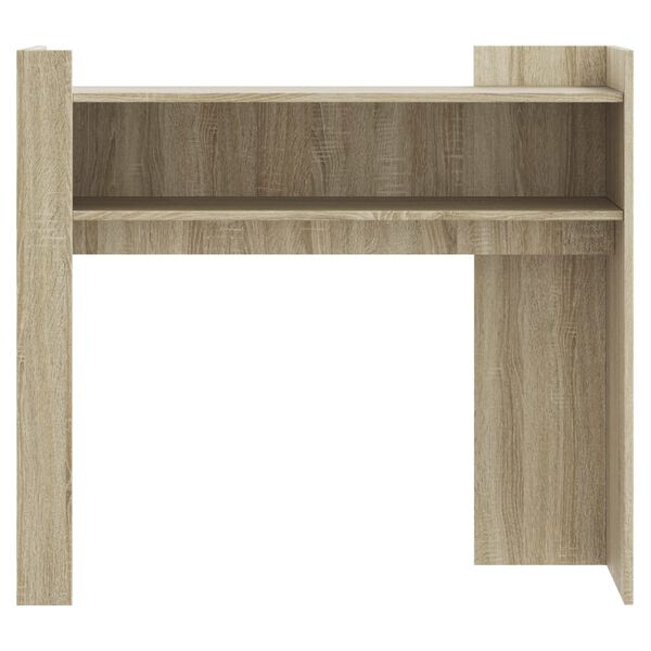 vidaXL Tavolo Consolle Rovere Sonoma 100x35x90 cm in Legno Multistrato