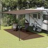 vidaXL Tappeto da Tenda 250x600 cm Marrone