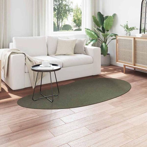 vidaXL Tappeto Verde foresta 100 x 200 cm Poliestere