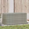 vidaXL Baule da Giardino in Polyrattan 100x50x50 cm Grigio