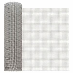 vidaXL Rete per schermatura 40 x 200 cm 6 Mesh Argento