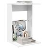 vidaXL Tavolo laterale Bianco 40 x 38 x 62,5 cm Legno multistrato