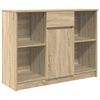 vidaXL Credenza con Cassetto Rovere Sonoma 101x35x76 cm in Truciolato