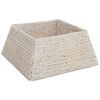vidaXL Collare per Albero di Natale Bianco 60 x 60 x 28 cm