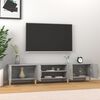 vidaXL Mobile TV Grigio Sonoma 180x31,5x40 cm in Legno Multistrato