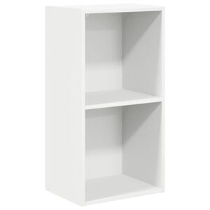 vidaXL Libreria Bianca 40x30x76,5 cm in Legno Multistrato
