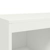 vidaXL Credenza Bianca 68x39x111,5 cm Acciaio