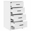 vidaXL Credenza con cassetto Bianco 40 x 41 x 75 cm Legno multistrato