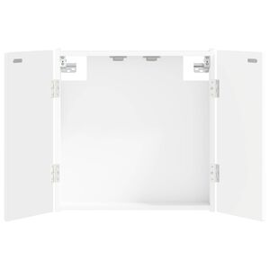 vidaXL Armadio per Dartboard ARNHEM Bianco 52,5 x 10,5 x 53,5 cm