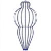vidaXL Luce a punta di Natale 320 LED Blu Diam. 40 x 75 cm