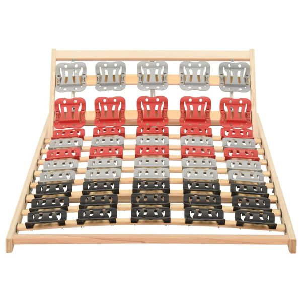 vidaXL Rete a Doghe con 12 Doghe Schienale Regolabile 120x200 cm