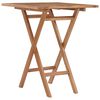 vidaXL Tavolo da Giardino Pieghevole 60x60x75 cm in Massello di Teak
