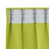 vidaXL Tende Blackout con Anelli 2 pcs Verde 225 x 140 cm Poliestere