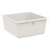vidaXL Lavello Bianco 430 x 460 mm 80% Quarzo e 20% Resina