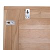 vidaXL Specchio Decorativo in Legno di Teak 120x60 cm Rettangolare
