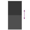 Tenda a rullo oscurante 40 x 100 cm Nero