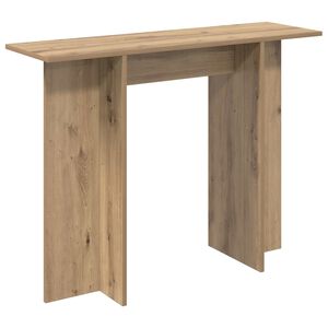 vidaXL Tavolo consolle Rovere Artigianale 100 x 30 x 75 cm
