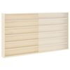 vidaXL Vetrina a muro Beige 100 x 8,5 x 54 cm Legno compensato