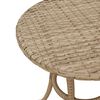 vidaXL Set da Bistr&ograve; 3 pz con Cuscini Beige in Polyrattan