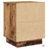 vidaXL Armadio da Notte 2 pcs Legno vecchio 39 x 34,5 x 50 cm
