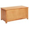 vidaXL Scatola di Stoccaggio 90 x 45 x 45 cm Legno di Quercia Massello