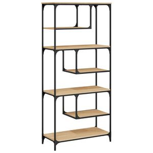 vidaXL Libreria Rovere Sonoma 81x36x176 cm in Legno Multistrato