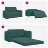 vidaXL Divano letto Verde Scuro 148 x 71 x 83 cm Velluto