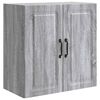 vidaXL Mobiletto a muro Sonoma grigio 59 x 31 x 60 cm