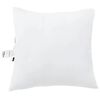 vidaXL Cuscino 81 x 80 x 20 cm Poliestere Bianco