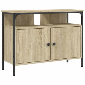 vidaXL Mobile Lavabo Bagno Rovere Sonoma 80x30x60 cm Legno Multistrato