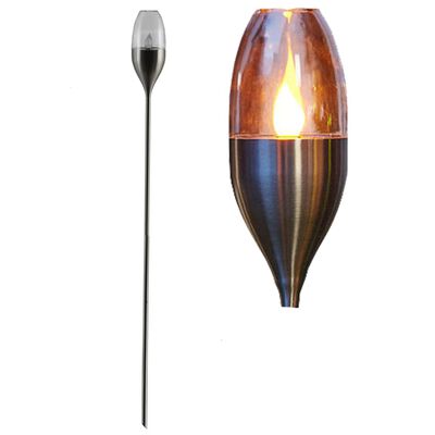 Luxform Lampione Solare a LED da Giardino Argento 41165