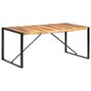 vidaXL Tavolo da Pranzo 180x90x75 cm in Legno Massello