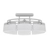 vidaXL Lampada da Soffitto Paralume Ellissoidale Vetro 6 Lampadine E14