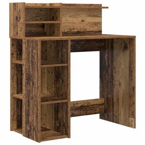 vidaXL Scrivania Legno vecchio Legno ingegnerizzato 90 x 48 x 101,5 cm