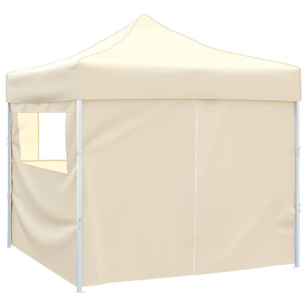 vidaXL Tenda Party Crema 291 x 291 x 315 cm Tessuto Oxford