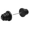 vidaXL Bilanciere con Dischi 90 kg