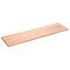 vidaXL Piano Tavolo Marrone 180x50x(2-4) cm Massello Rovere Trattato
