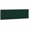 vidaXL Giroletto senza Materasso Hanko Verde Scuro 160x200 cm in Velluto