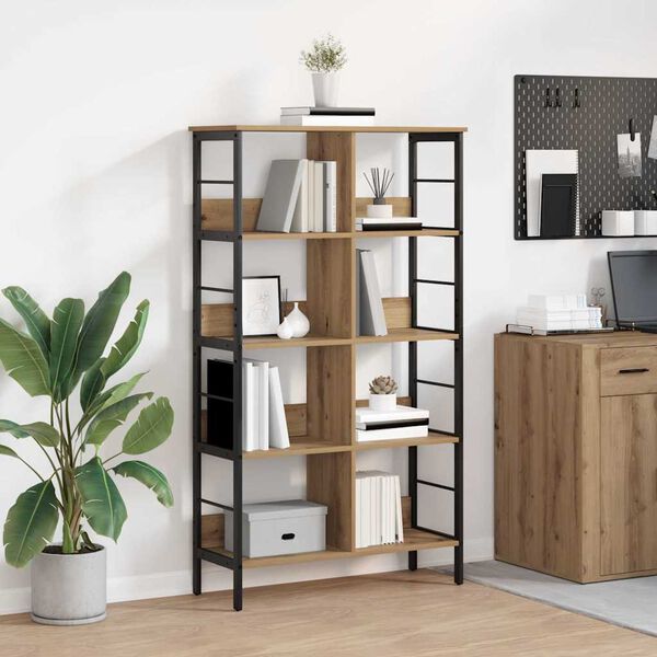 vidaXL Libreria Rovere artigianale 82 x 32 x 144,5 cm