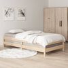 vidaXL Letto Impilabile 90x190 cm in Legno Massello di Pino