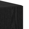 vidaXL Credenza 2 pcs Rovere Nero 50 x 42,5 x 185 cm